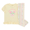 MONKEY BARS Toddler Girls' Mother's Day Printed Short Sleeve Pajama Set, 2-Piece