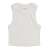 mySTYLE Women's Cropped Ribbed Tank Top