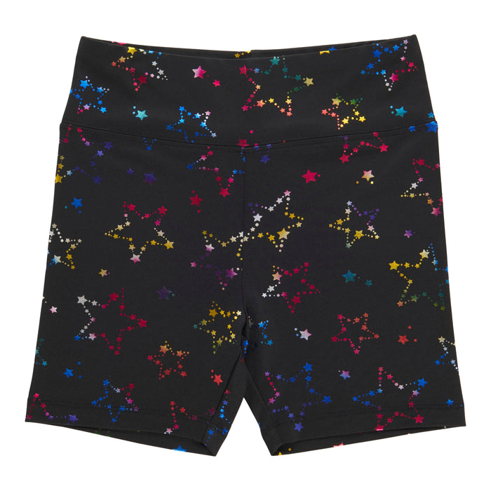 BELLA & BIRDIE Girls' Day Dreamer Foil Bike Shorts