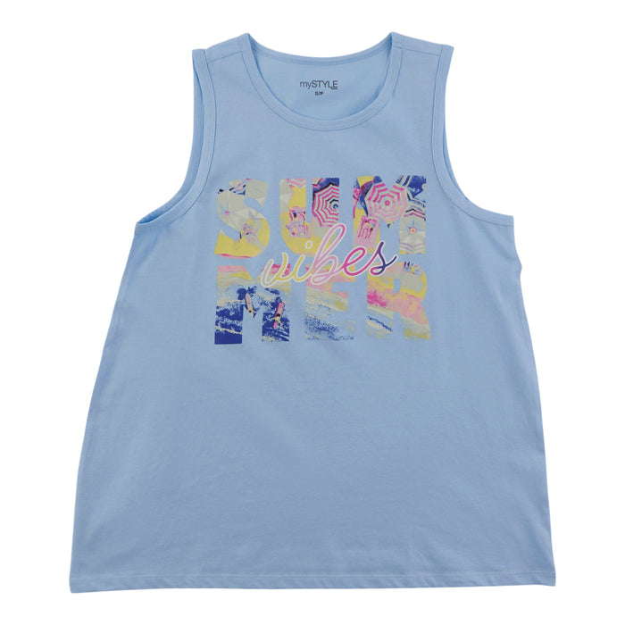 mySTYLE Women's Flowy Summer Tank Top