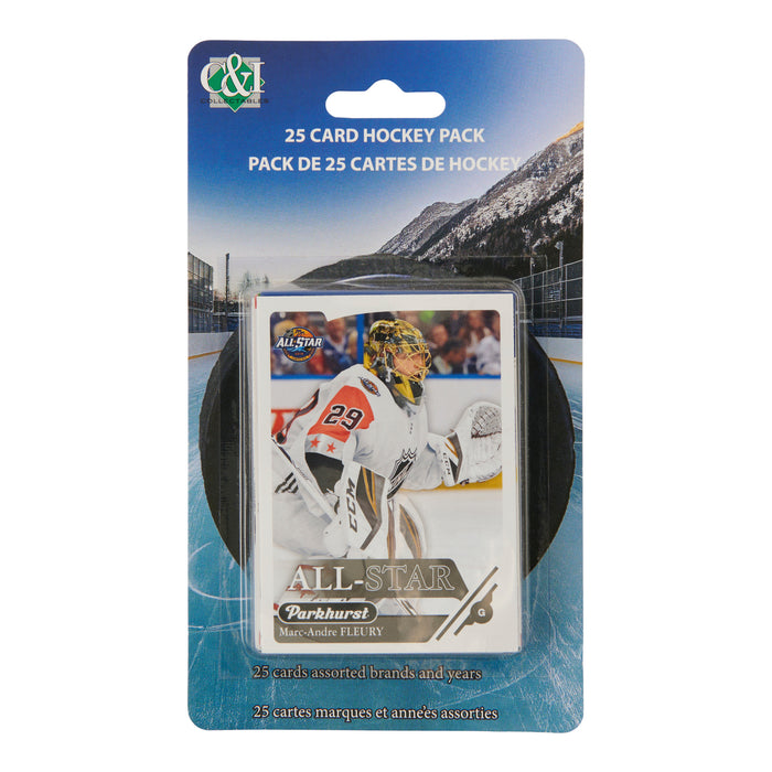 NHL Hockey Cards, 25 Pack