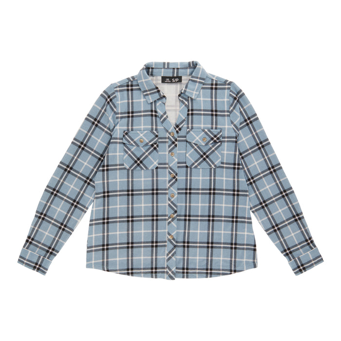 Women's Plaid Button-Up Shirt