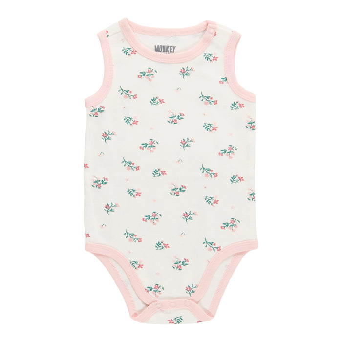 Cache-couche sans manches Fête à la piscine MONKEY BARS pour bébés filles, 0 à 24 mois