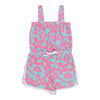 BELLA & BIRDIE Girls' Pool Party Sleeveless Strap Printed Romper