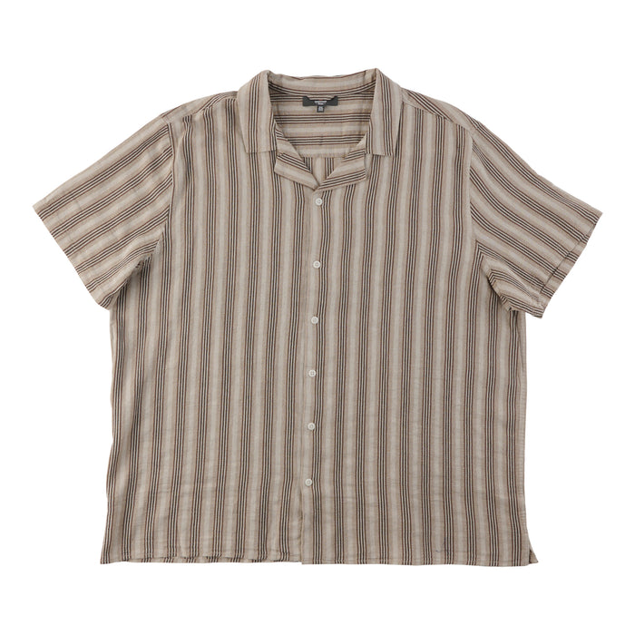 Chemise rayée Mountain Ridge taille forte pour hommes
