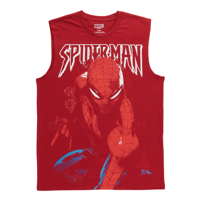 Débardeur sans manches Spider-Man sous licence pour hommes