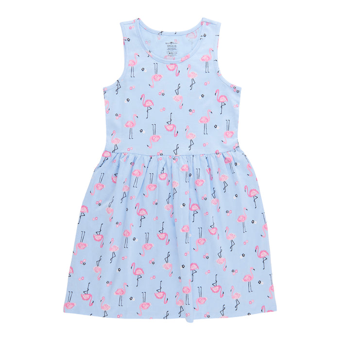 Robe sans manches imprimée Fête à la piscine BELLA & BIRDIE pour filles