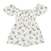 BELLA & BIRDIE Girls' Pool Party Printed Flutter Sleeve Romper