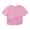 BELLA & BIRDIE Girls' Day Dreamer Wrap Detail Short Sleeve Top