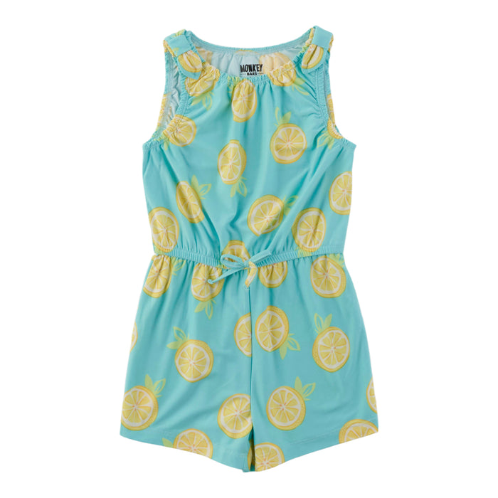 MONKEY BARS Toddler Girls' Pool Party Sleeveless Printed Romper
