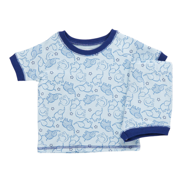 Ensemble de short imprimé Fête à la plage MONKEY BARS pour bébés garçons - 2 pièces, 12 à 24 mois
