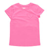 MONKEY BARS Toddler Girls' Day Dreamer Heart Pocket Short Sleeve T-Shirt