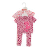 Infant Girls' Printed Short Sleeve Pajama Set, 4-Piece, 12-24 Month