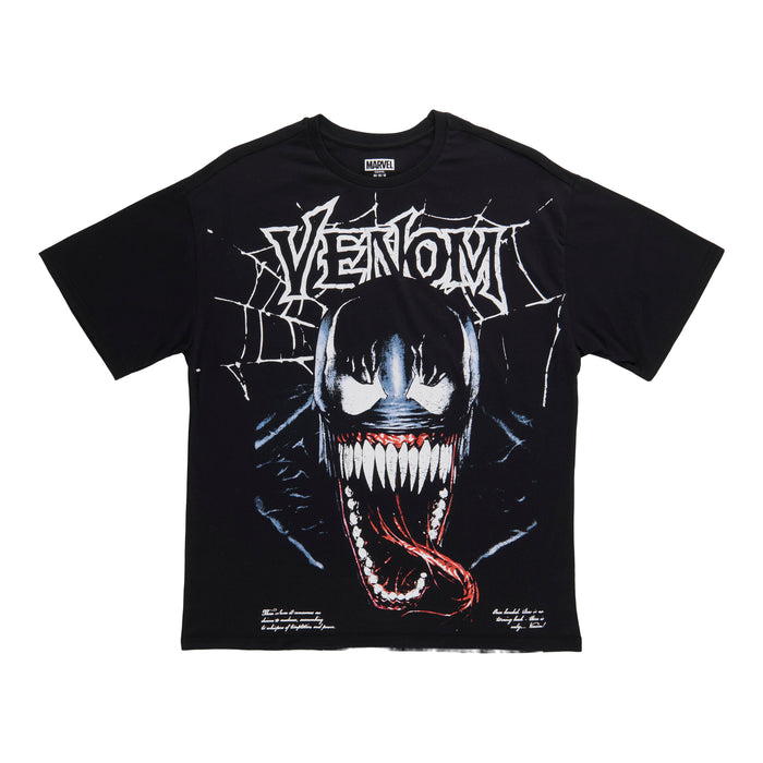 Marvel Men's Licensed Drop Shoulder Crew Neck T-Shirt