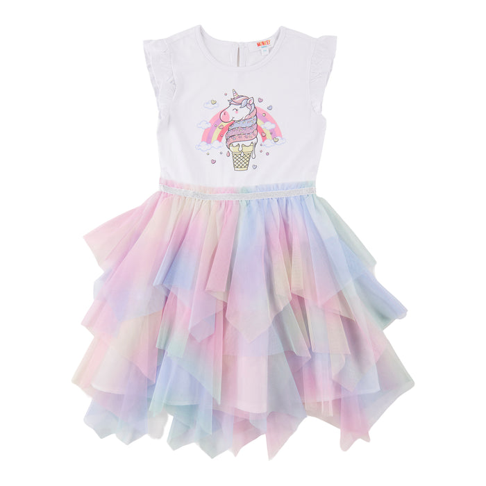 MONKEY BARS Toddler Girls' Day Dreamer Printed Tutu Dress