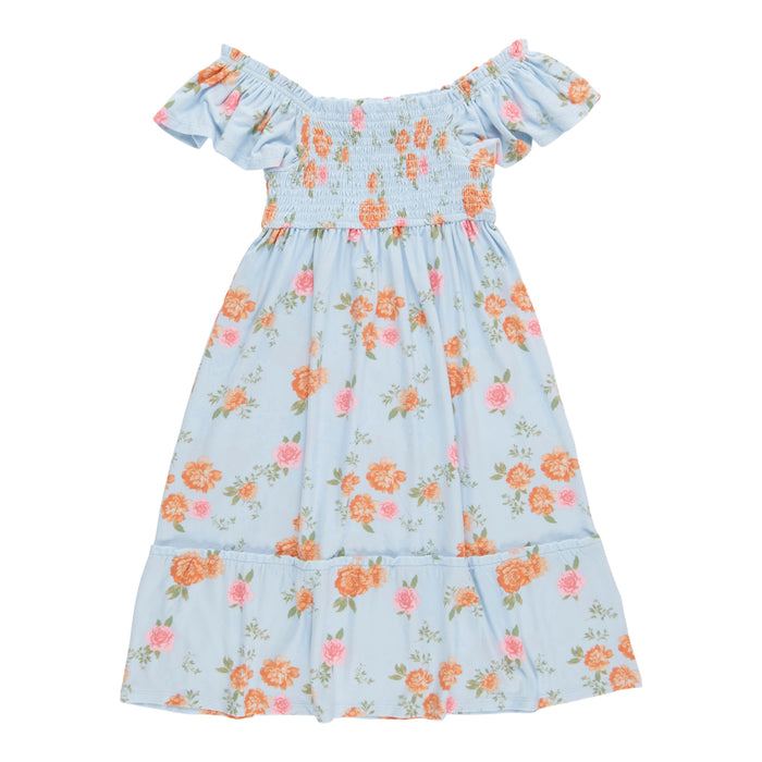 Robe à smocks avec manches courtes Pays des rêves BELLA & BIRDIE pour filles
