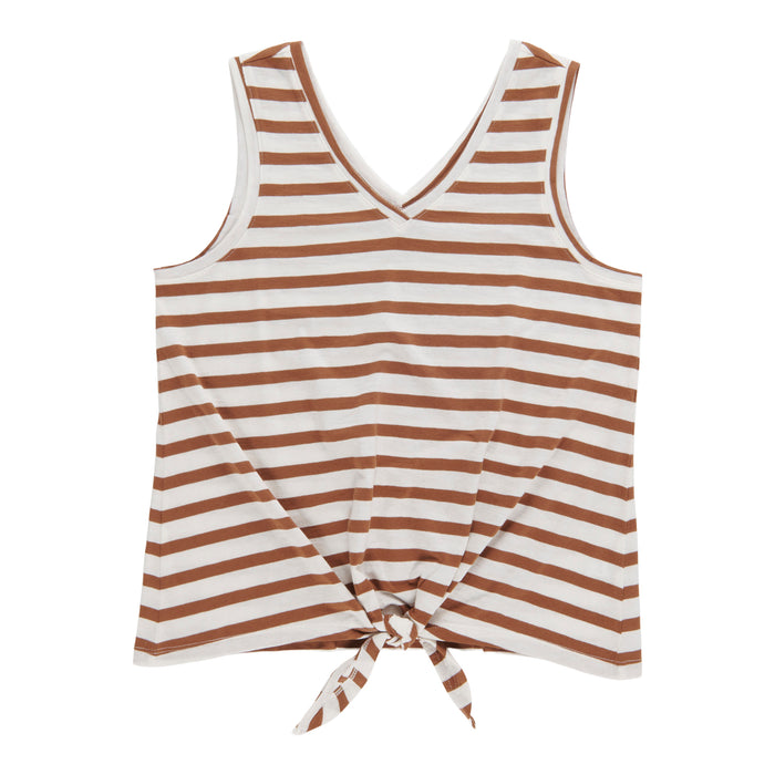 mySTYLE Women's Tie-Front Tank Top