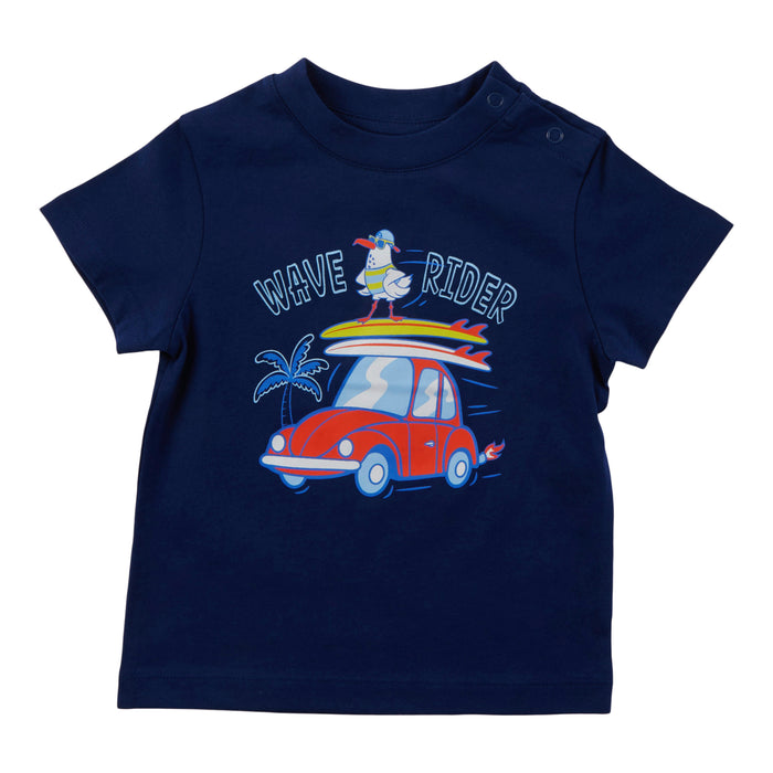 T-shirt à manches courtes Fête à la plage MONKEY BARS pour bébés garçons, 12 à 24 mois
