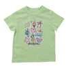 MONKEY BARS Infant Girls' Pool Party Printed Short Sleeve T-Shirt, 12-24 Month