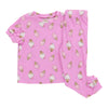 Pyjama imprimé à manches courtes Fête à la piscine MONKEY BARS pour bébés filles - 2 pièces, 12 à 24 mois