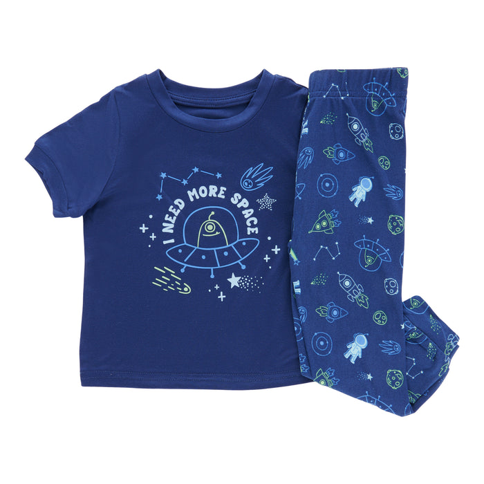 MONKEY BARS Infant Boys' Beach Party Printed Short Sleeve PJ Set, 2-Piece