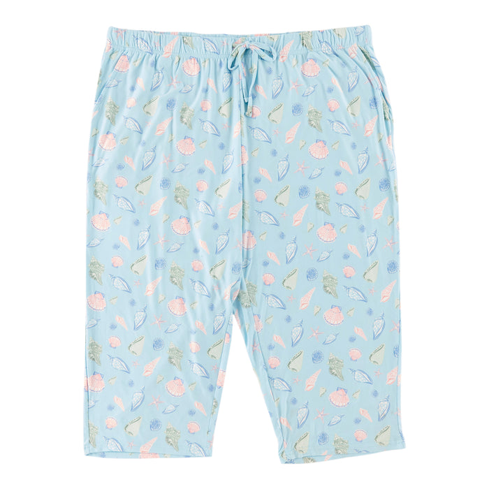 Capri de pyjama imprimé Carisma taille plus pour femmes