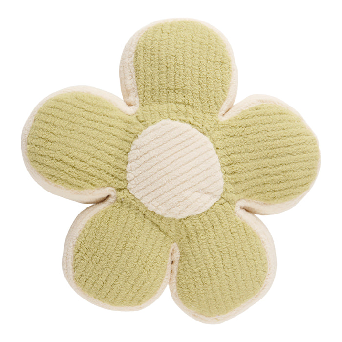 Flower Teddy Velvet Cushion, 15.5-in x 15.5-in.