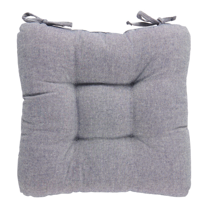 Coussin de chaise en chambray HomeStyles, 16 po x 16 po