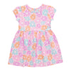 MONKEY BARS Infant Girls' Pool Party Short Sleeve Printed Dress, 12-24 Month