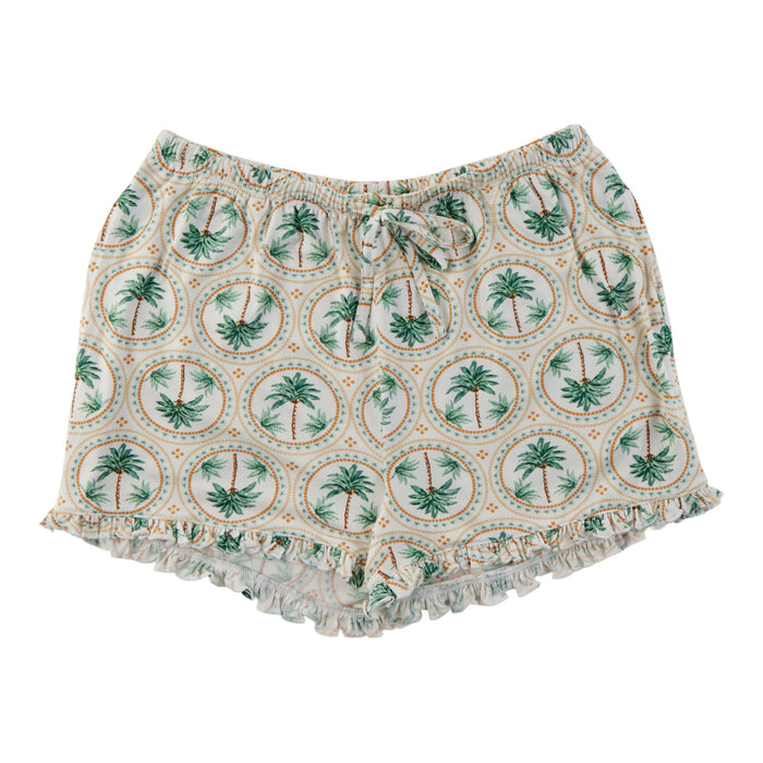 Carisma Women's Printed Ruffle PJ Boxers