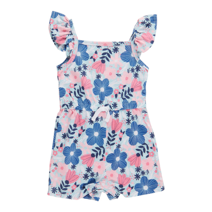 Infant Girls' Sleeveless Printed Romper, 12-24 Month