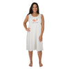 Chemise de nuit sans manches tombant sous la taille taille plus Carisma pour femmes