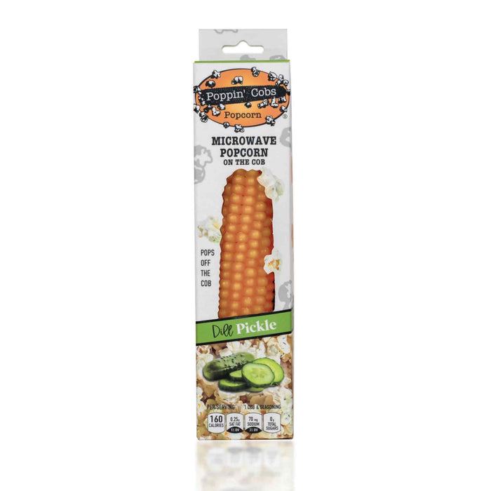 Poppin Cobs Microwave Popcorn Dill Pickle, 1-Pack