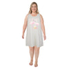 Carisma Women's Plus Sleeveless Below Waist Sleepshirt