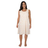 Chemise de nuit sans manches tombant sous la taille Carisma taille plus pour femmes