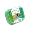 Boîte bento avec compartiments amovibles Melii, bleu et lime