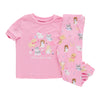 MONKEY BARS Infant Girls' Pool Party Short Sleeve Pajama Set, 2-Piece, 12-24 Month