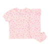 MONKEY BARS Infant Girls' Pool Party Printed Short Sleeve PJ Set, 2-Piece, 12-24 Month