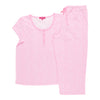 Pyjama imprimé en coton avec capri Carisma pour femmes, 2 pièces