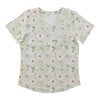 Options Women's Printed Classic V-Neck Scrub Top