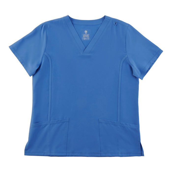 Women's Solid V-Neck Scrub Top