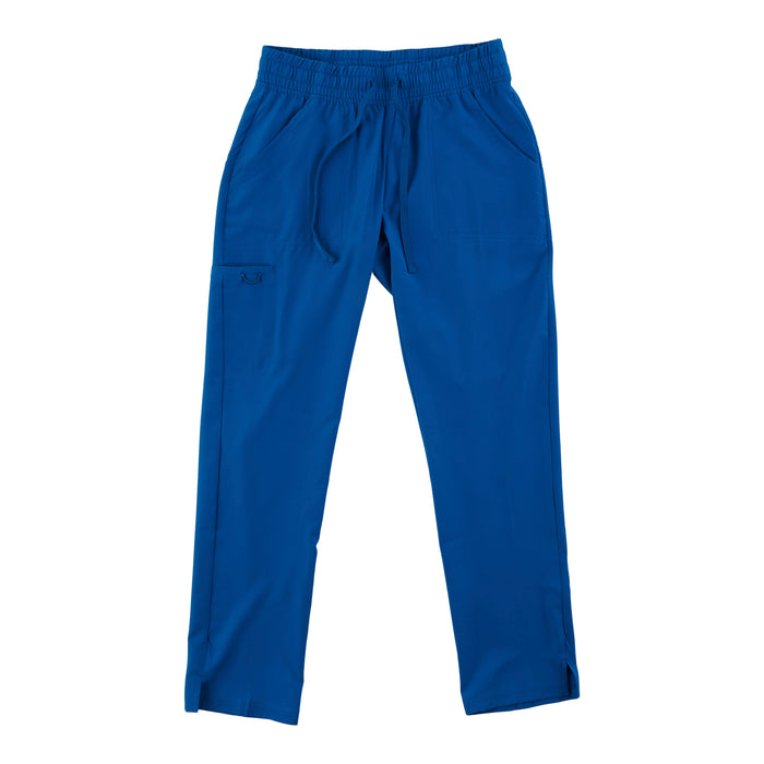 Pantalon d’uniforme médical à jambe droite de couleur unie Options