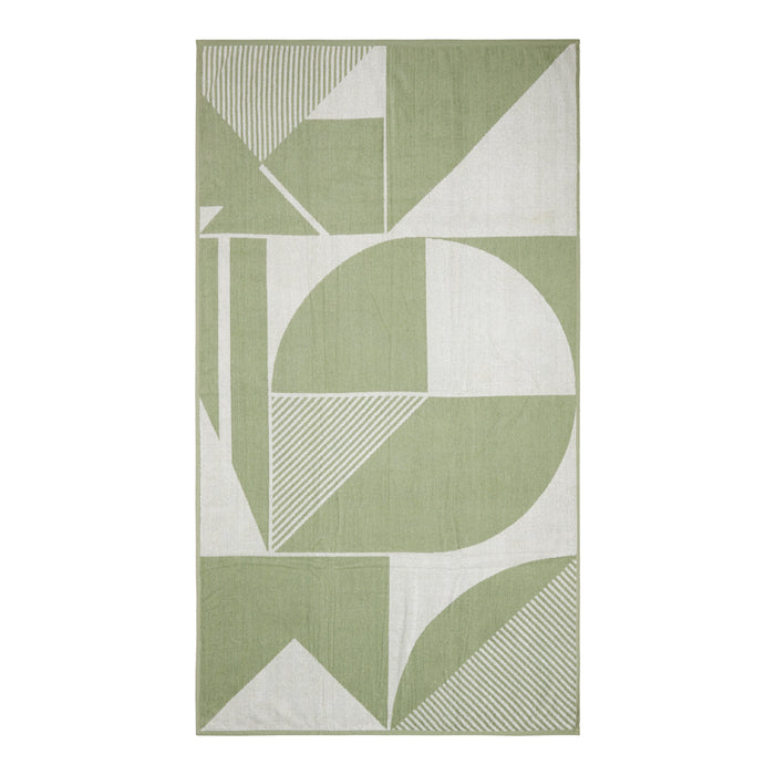 Serviette de plage en jacquard, 40 po x 70 po