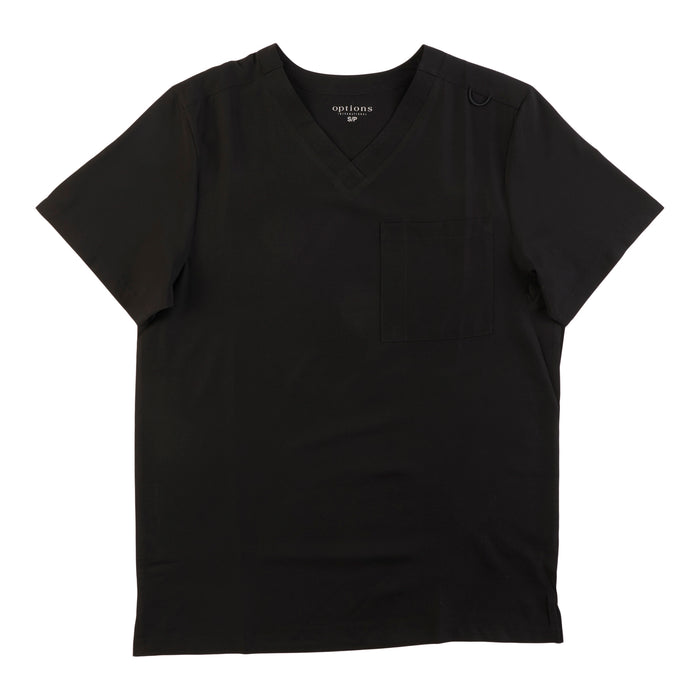 Options Women's Solid Classic V-Neck Scrub Top