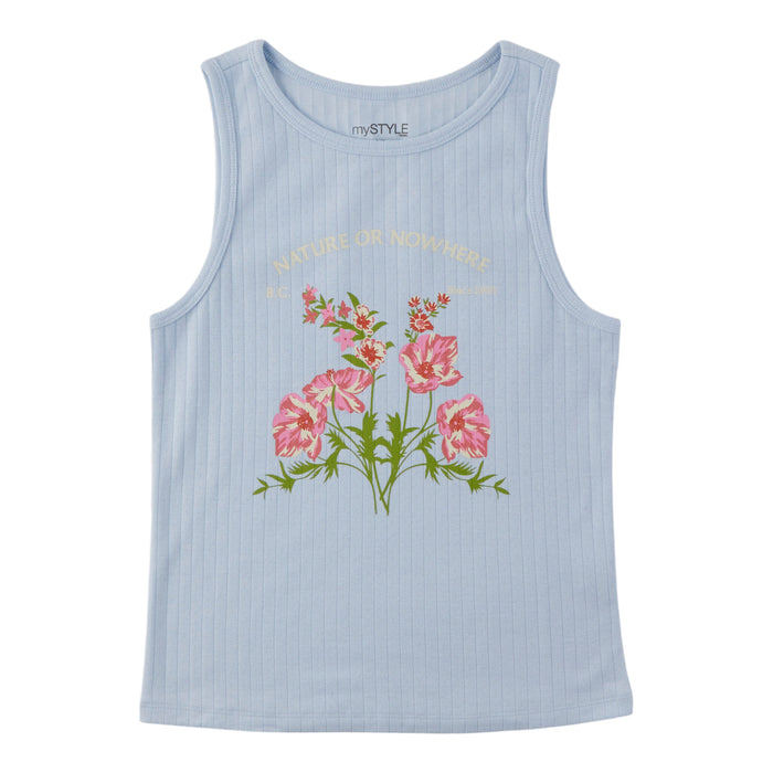mySTYLE Women's Ribbed Tank Top