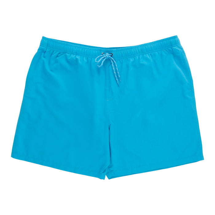 Big Guy Solid Drawstring Swim Trunks