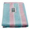 Serviette de plage teinte en fil à rayures, 36 po x 68 po