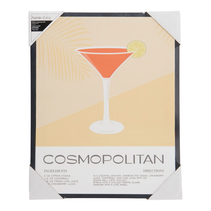 Art cocktail HomeStyles, anglais, 11 po x 14 po