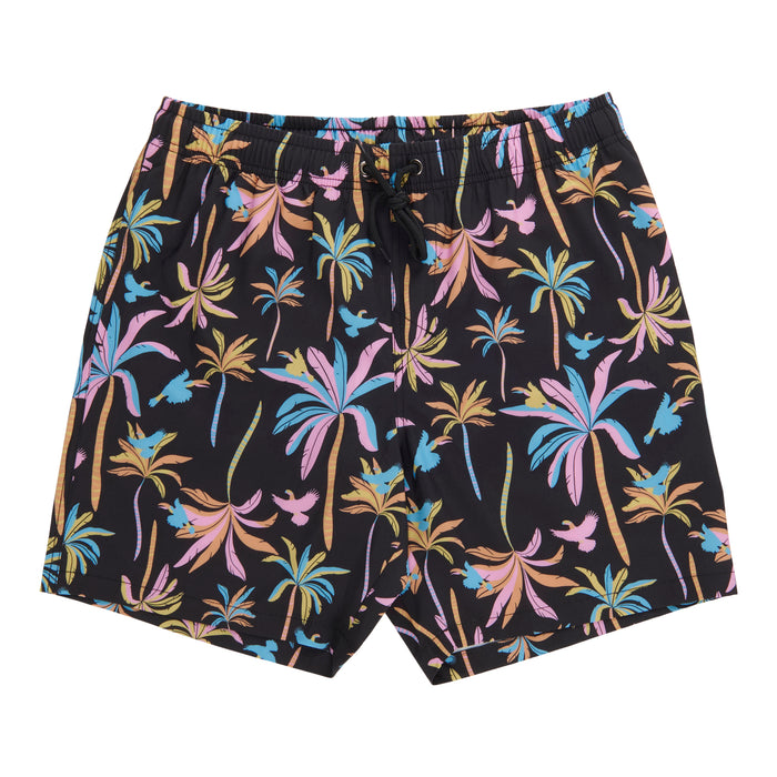Men's Printed Stretch Swim Trunks