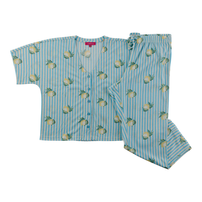 Carisma Women's Printed Capri PJ Set, 2-Piece